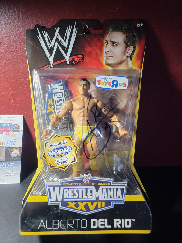 Wwe alberto del sale rio action figure