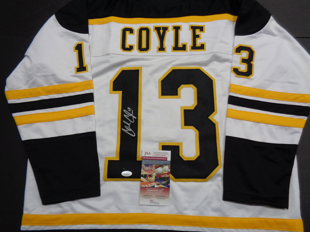 Charlie Coyle Signed Bruins Jersey (JSA)